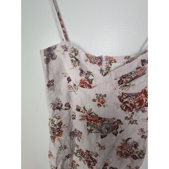 Brock Collection x H&M Women's Sz. M Floral Mini Adjustable Dress - Picture 4 of 8